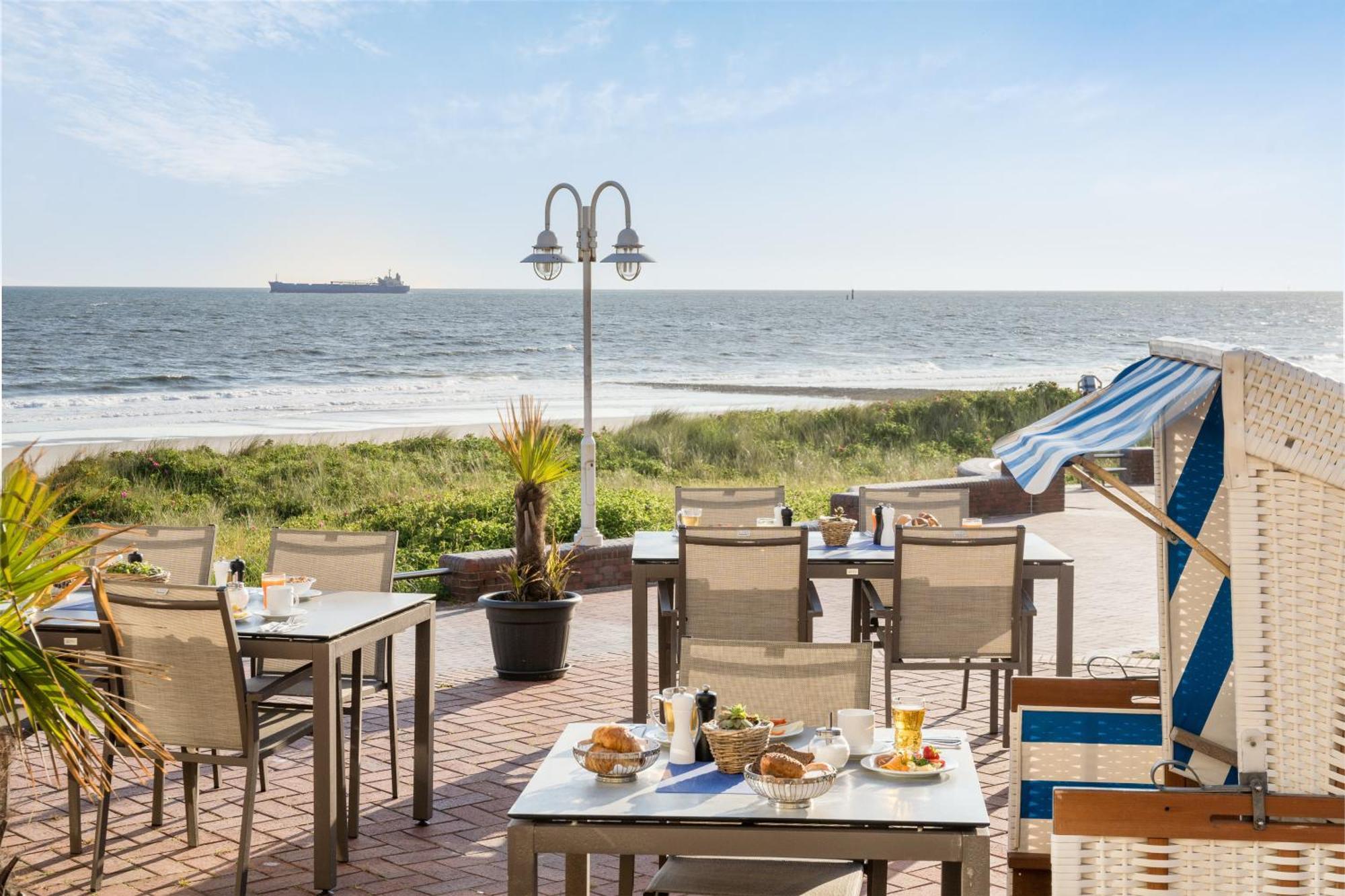 Strandhotel Gerken Wangerooge Dış mekan fotoğraf